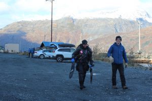 walking to the water