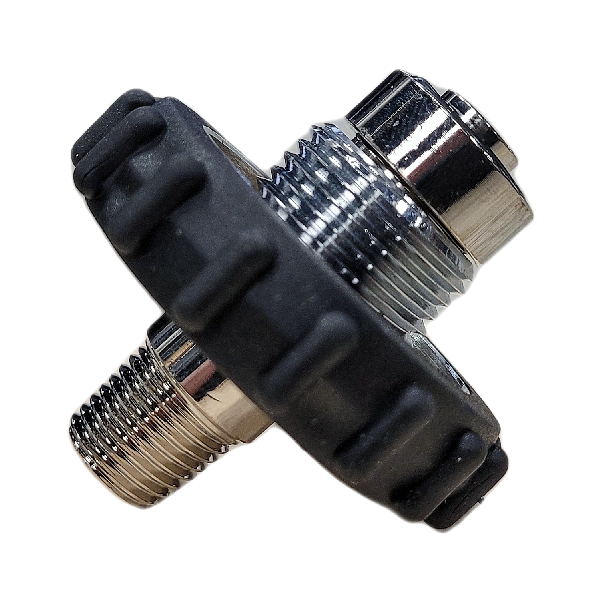 DIN SCUBA Fill Adapter to 1/4 Male NPT (No Bleed)