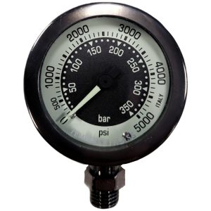 Dive Alaska PVD Black Pro Dual 2" SPG (PSI/BAR)